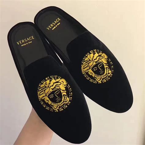 versace velvet slippers|Versace slippers for women.